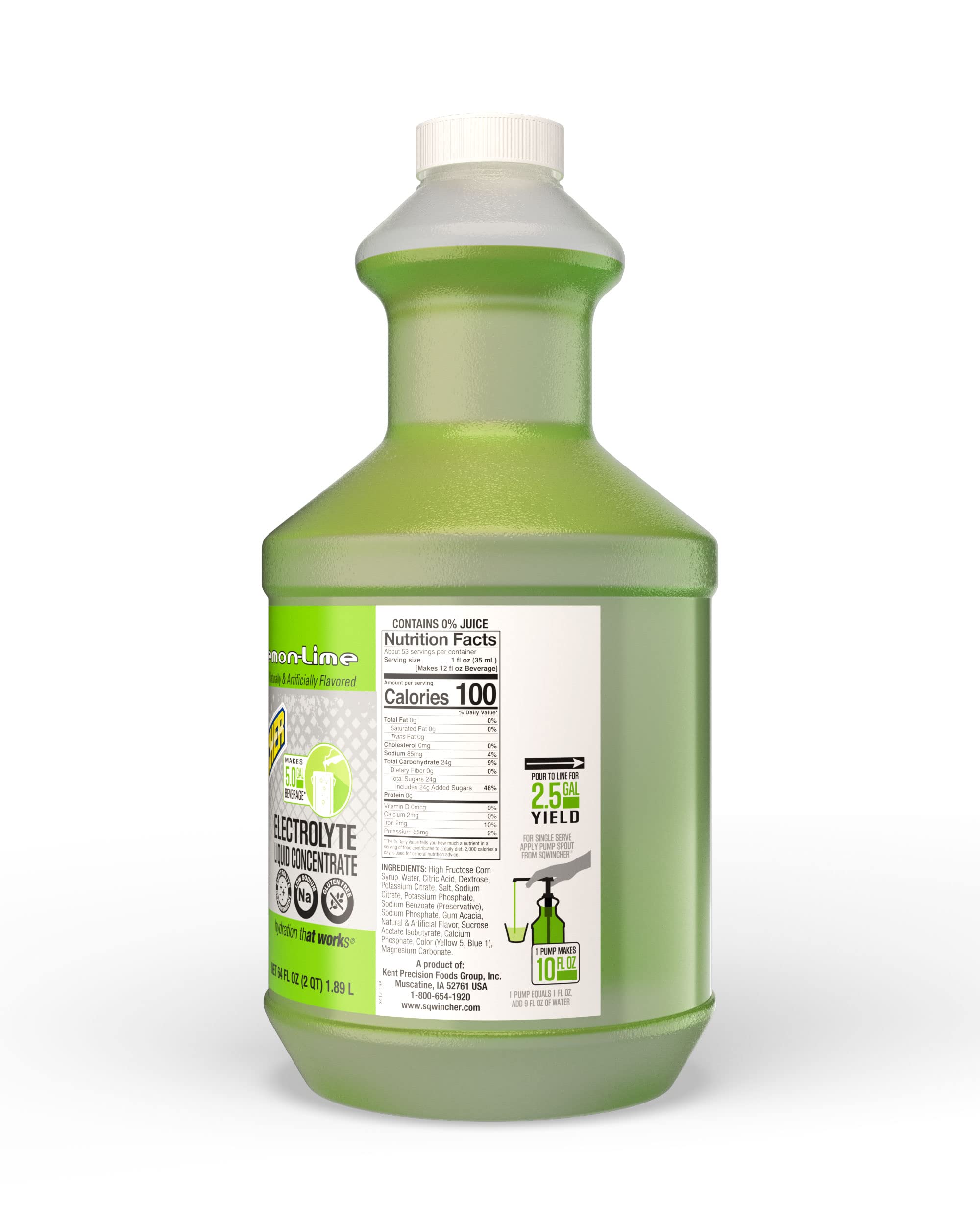 Amazon.com: Sqwincher Liquid Concentrate, Lemon Lime, 64 fl oz